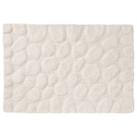 Sealskin Dywanik łazienkowy Pebbles, bawełna, 60x90 cm, kość słoniowa