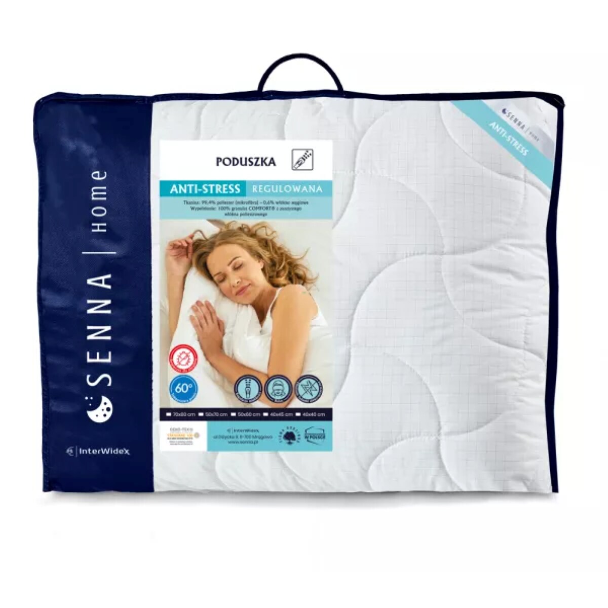 Poduszka regulowana 70x80 ANTI-STRESS Senna Home