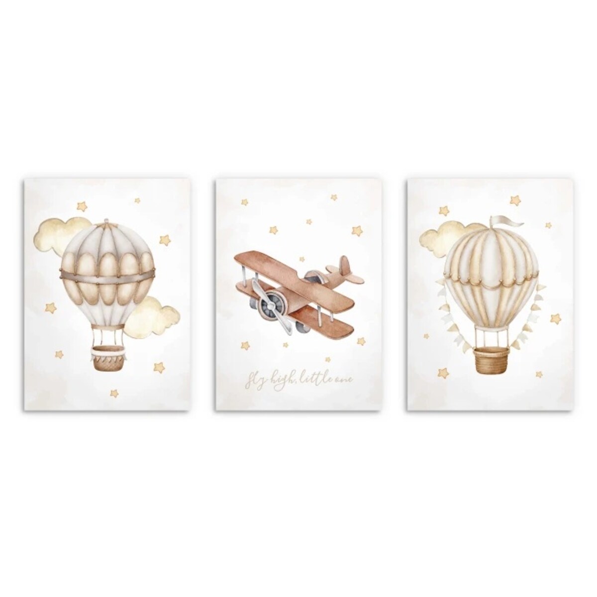 Zestaw Plakatów z ramką do pokoju dziecięcego Obrazy na ścianę dla Dzieci