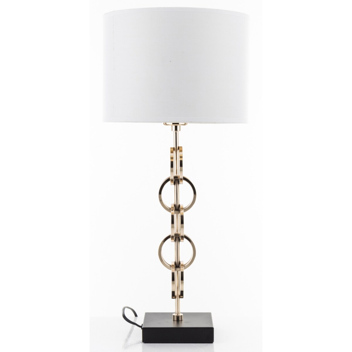 Lampa stołowa 55x25x25 cm CATENA z czarną podstawą