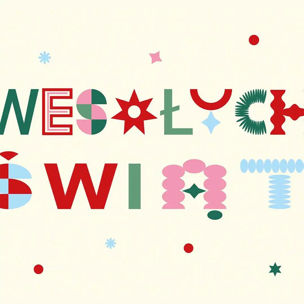 Podkładki świąteczne - Wesołych świąt - napis