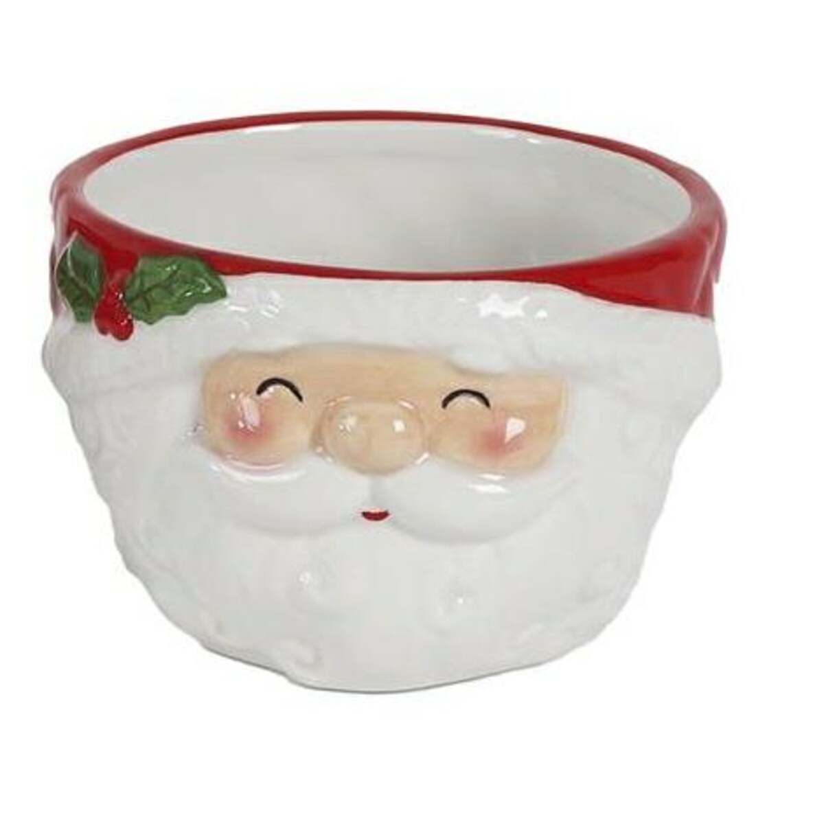 MISKA ŚWIĄTECZNA z motywem Mikołaja CERAMICZNA 200 ml