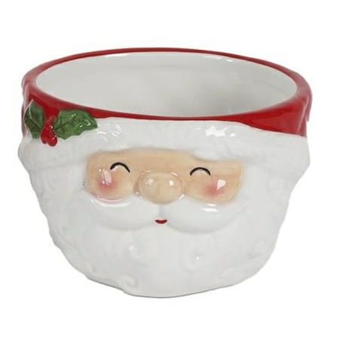 MISKA ŚWIĄTECZNA z motywem Mikołaja CERAMICZNA 200 ml