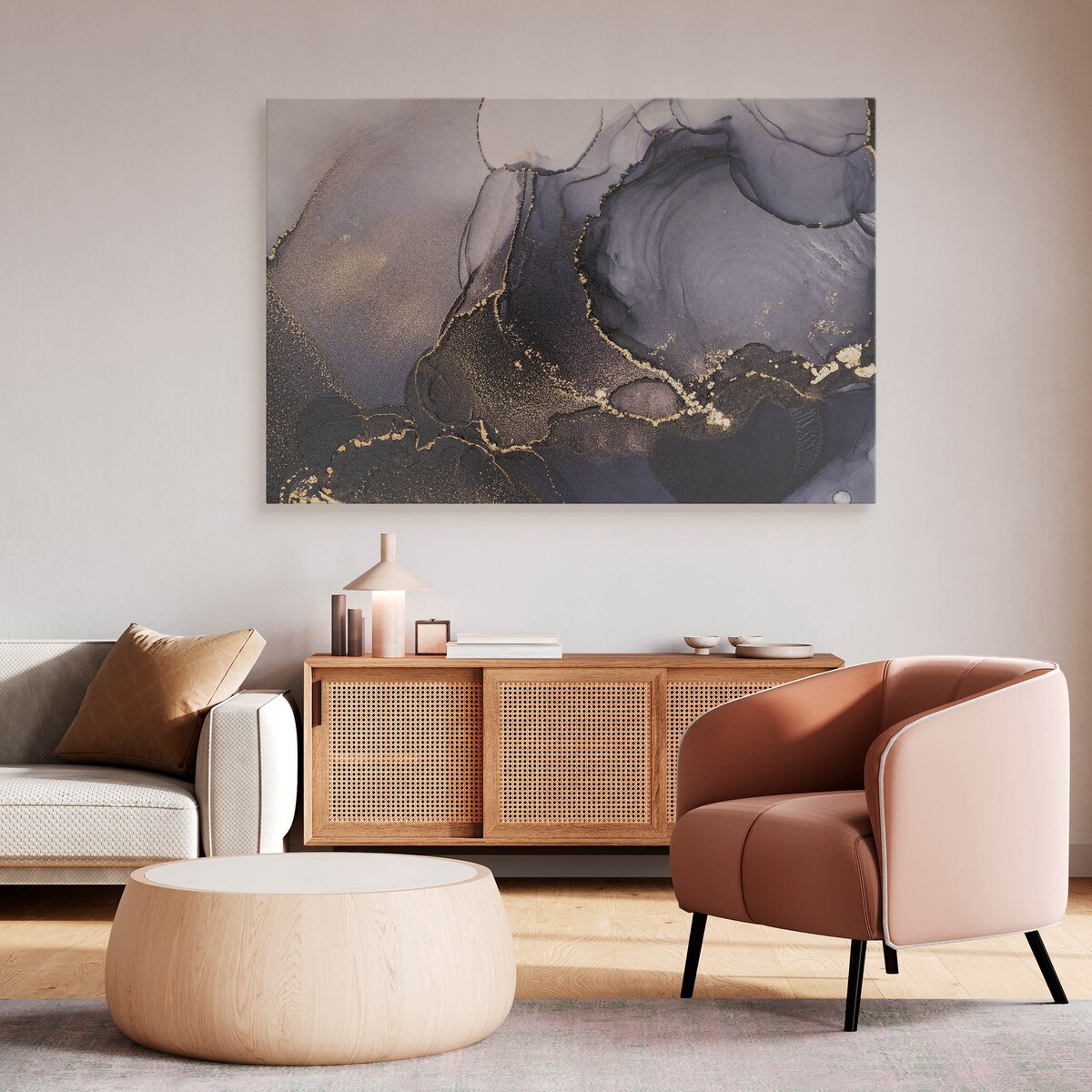 Obraz na płótnie Akwarelowa abstrakcja 120x80cm