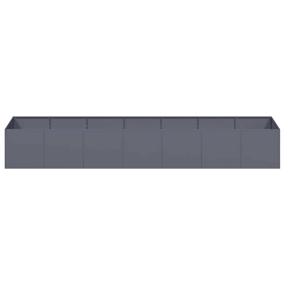 vidaXL Doniczka Antracyt 280x80x40 cm Stal