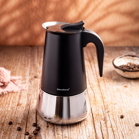 Kawiarka espresso kafeterka ciśnieniowa KLAUSBERG 600ml 12 filiżanki