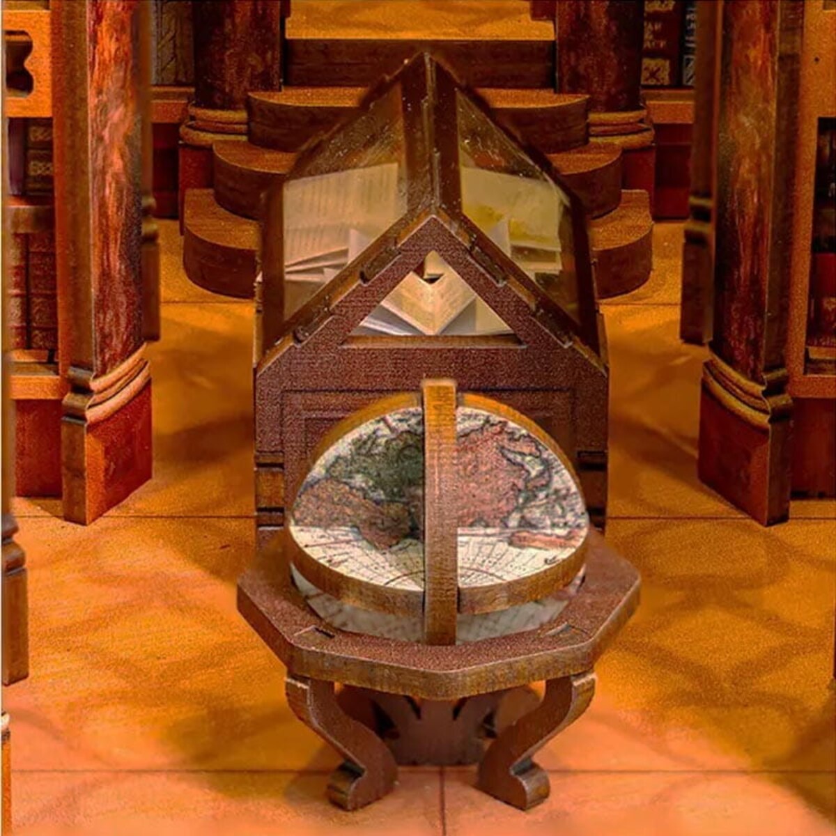 Miniaturowy domek Book Nook - Księgi Zakonu Feniksa