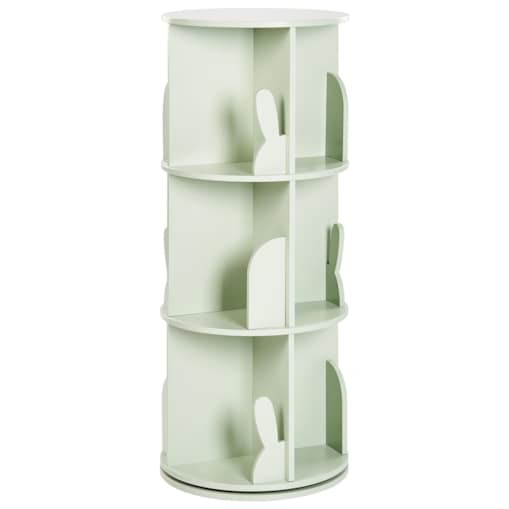 Obrotowy regał CANEY 94 cm Jasnozielony