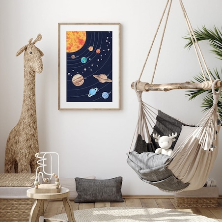 Plakat dla dzieci Planety 20x30