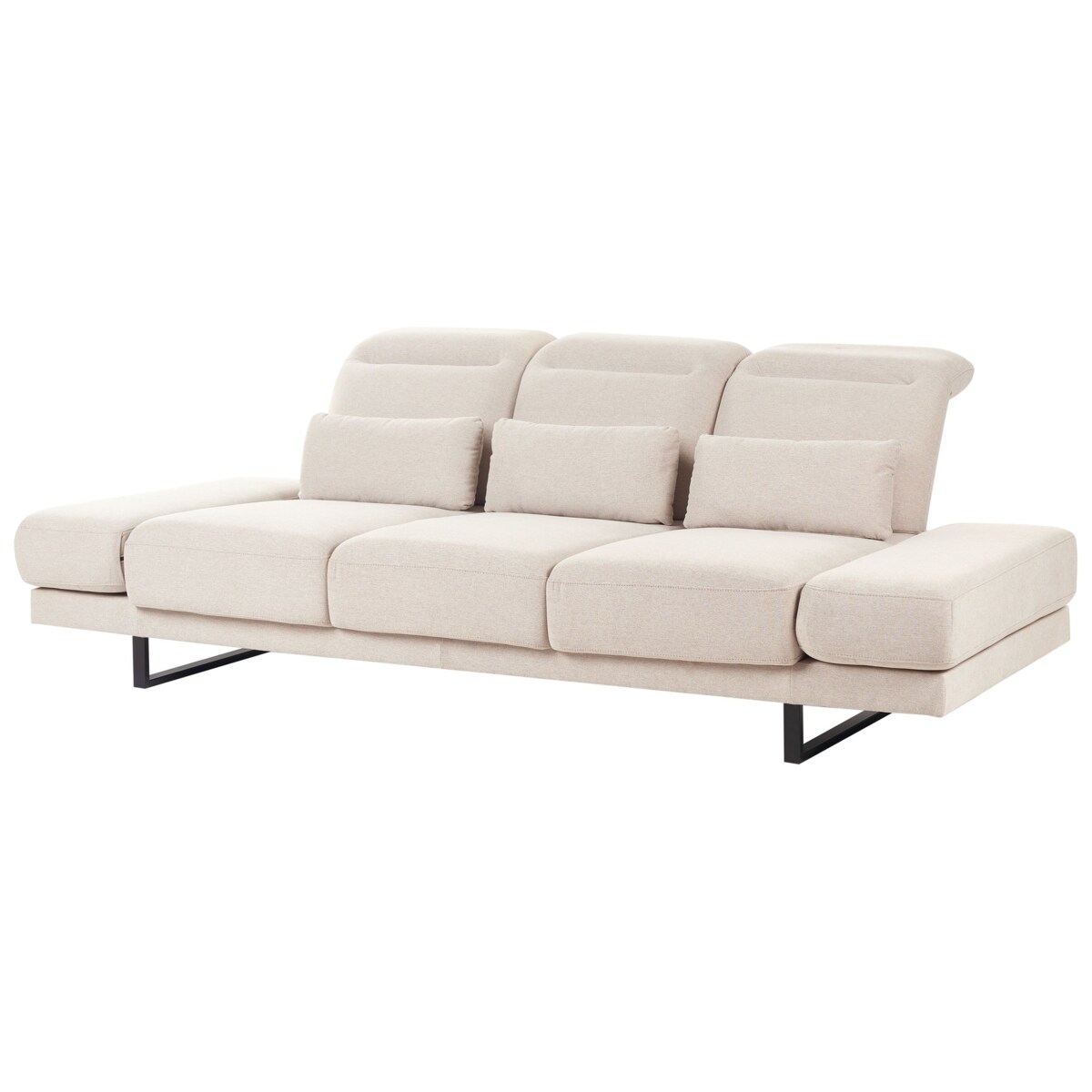 Sofa 3-osobowa beżowa IKAST