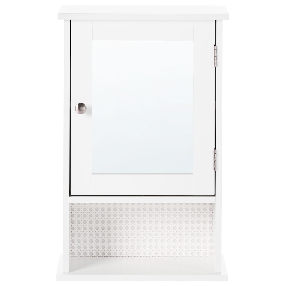 Szafka łazienkowa wisząca z lustrem HUILA 34 cm 53 cm Biały