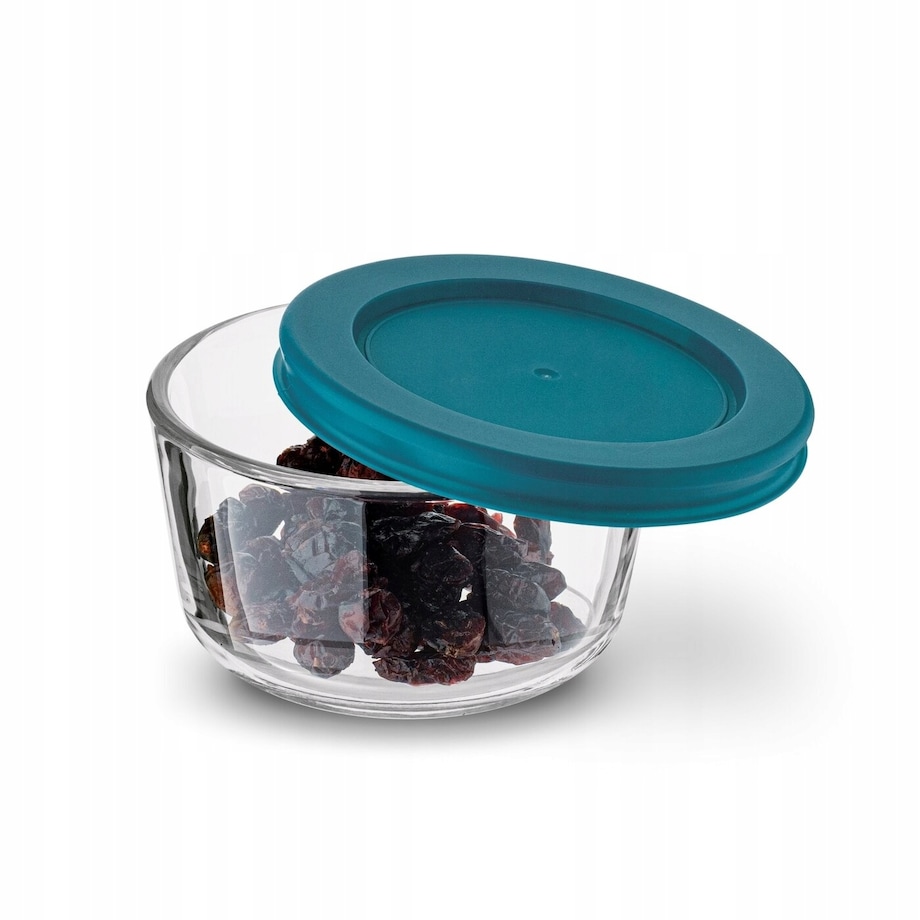 POJEMNIKI SZKLANE MISKI i pokrywki na jedzenie do lodówki lunch box 4szt