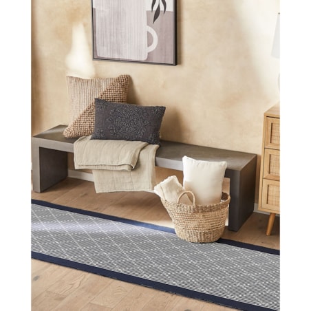 Dywan 80 x 240 cm granatowy CHARVAD