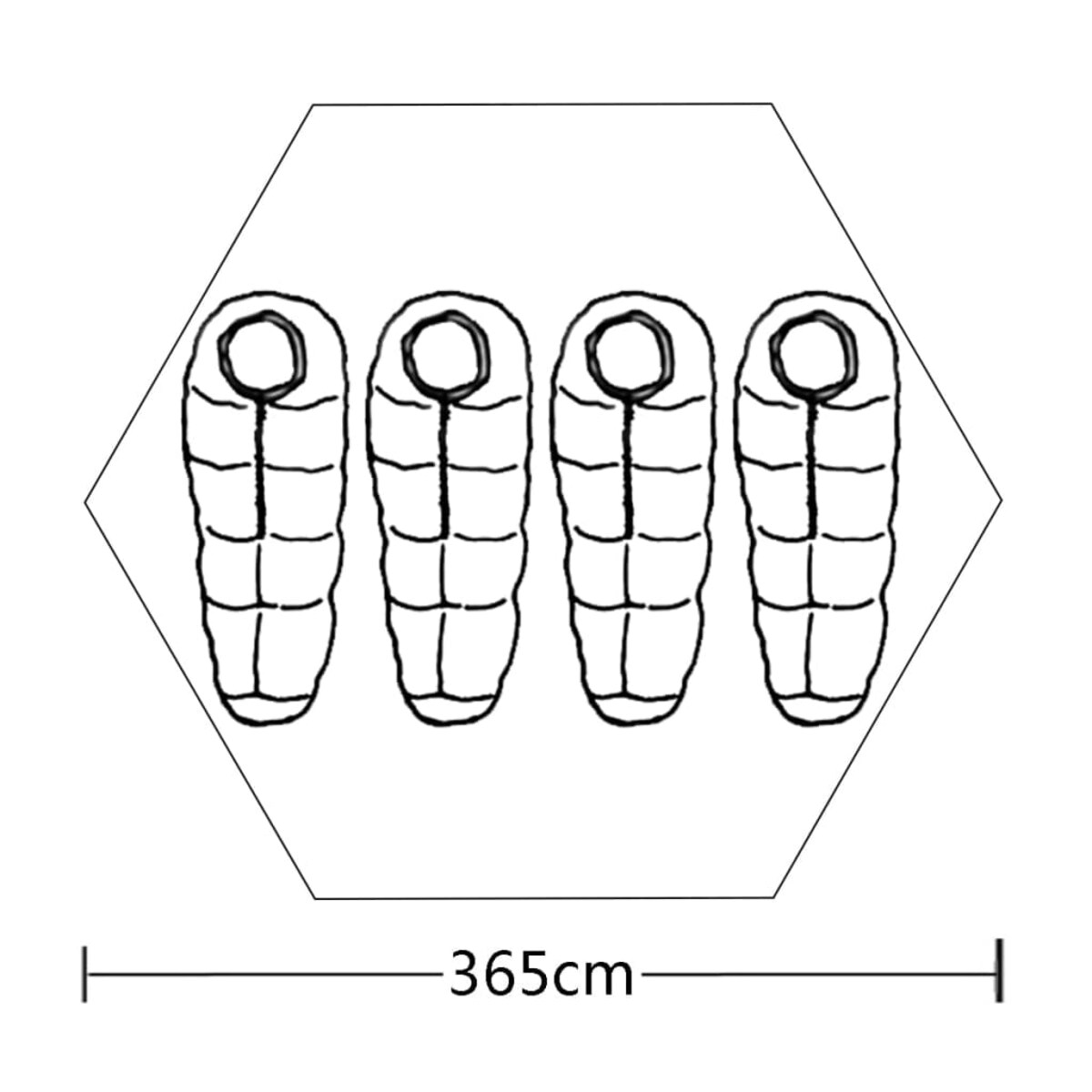 vidaXL Namiot 4-osobowy, niebieski