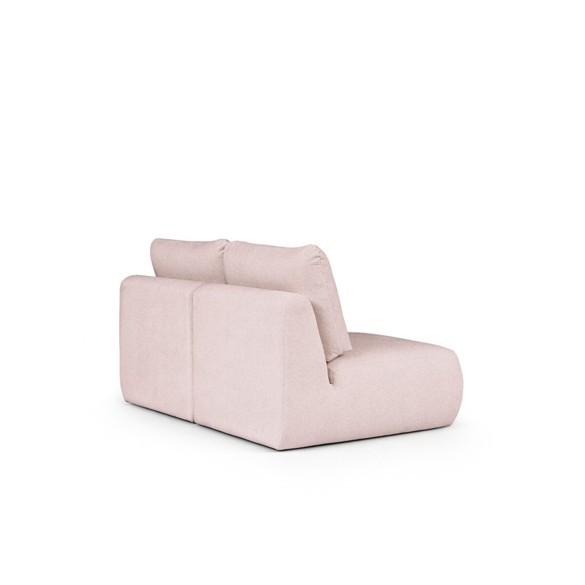 Mirel Sofa 2 osobowa bez podłokietników różowa