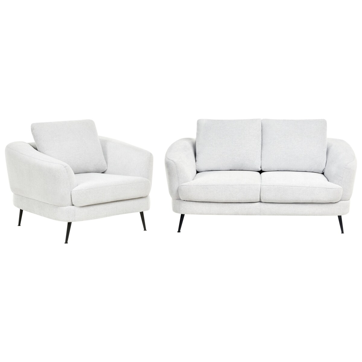 Komplet wypoczynkowy dla 3 osób KJAER Złamana biel