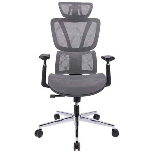 Fotel biurowy ergonomiczny NEOVA szary