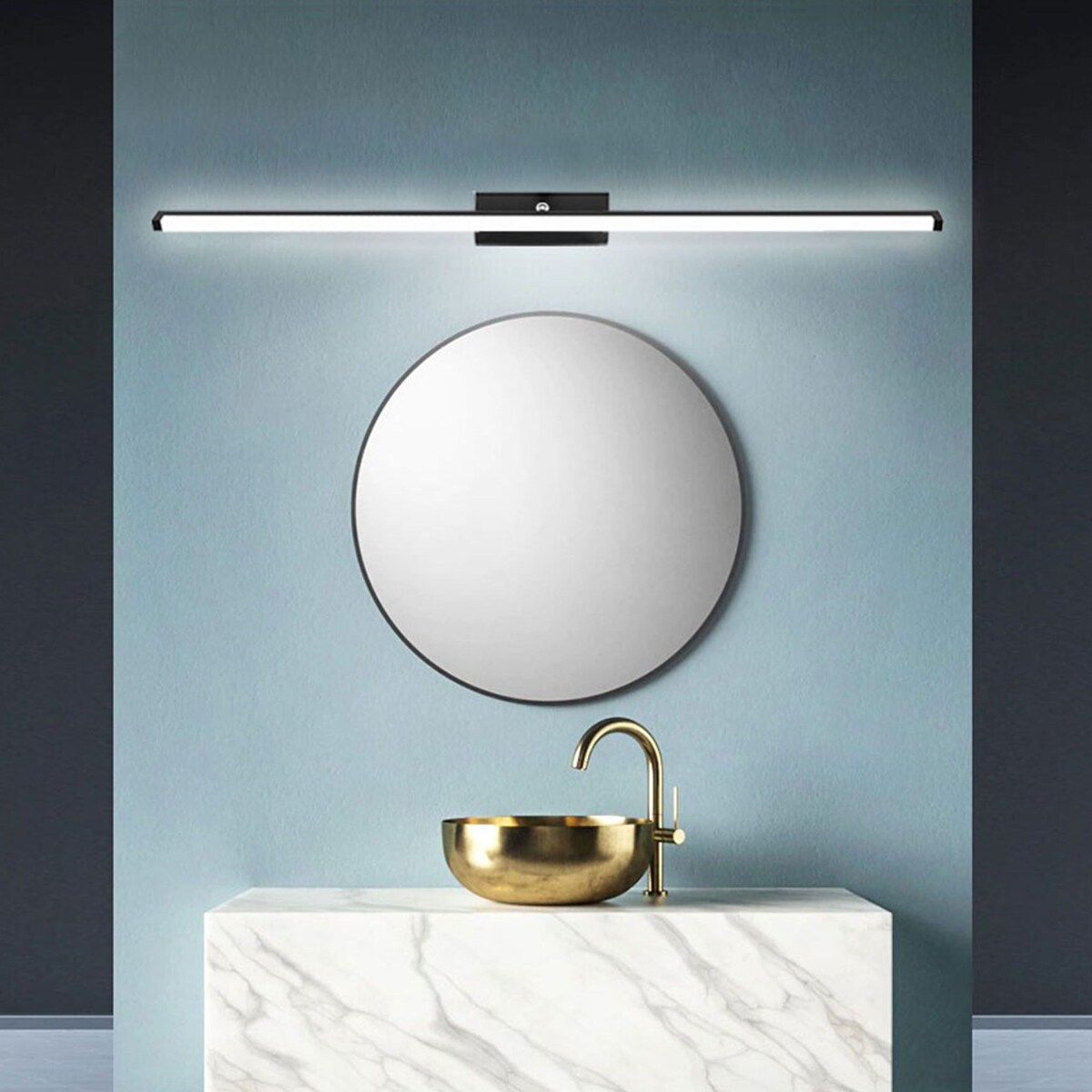 Kinkiet Led App375-1W 100Cm Czarny, Metal