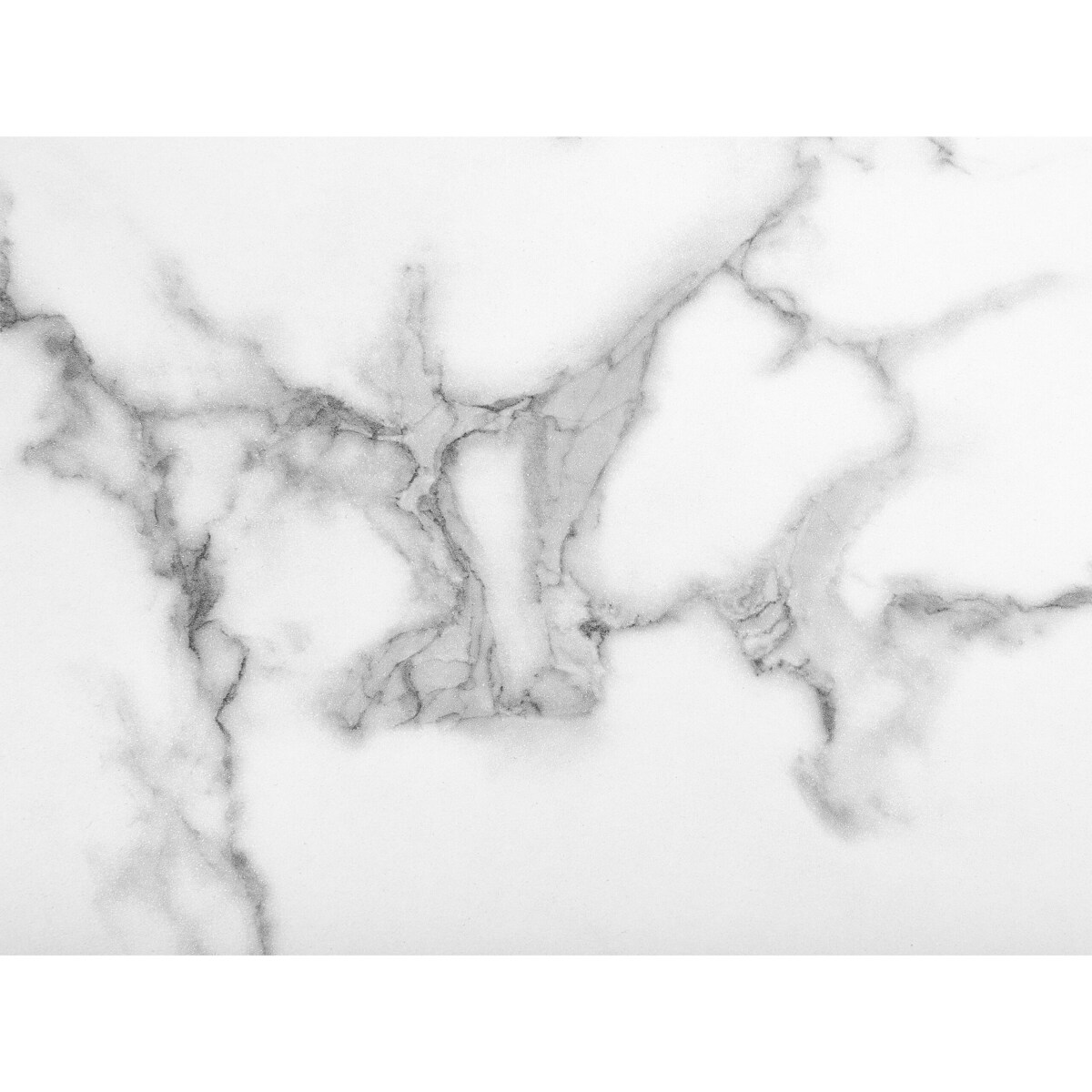 Stół do jadalni 160 x 90 cm efekt marmuru biały GRIEGER