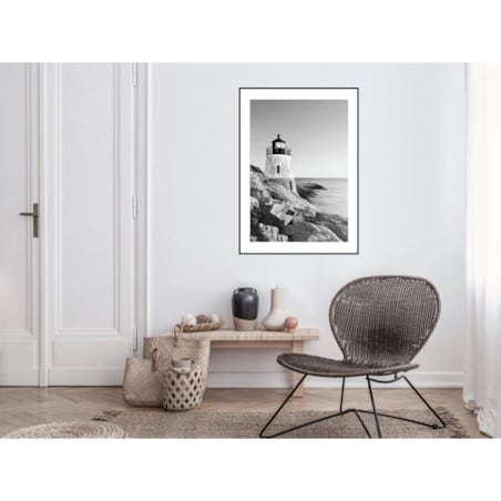 Poster Story, Plakat, Obraz - Latarnia w Skałach, wymiary 30 x 42 cm