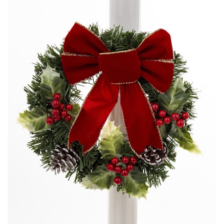 Latarnia świąteczna LED 185x37,5 cm MAYAK biała z pozytywką