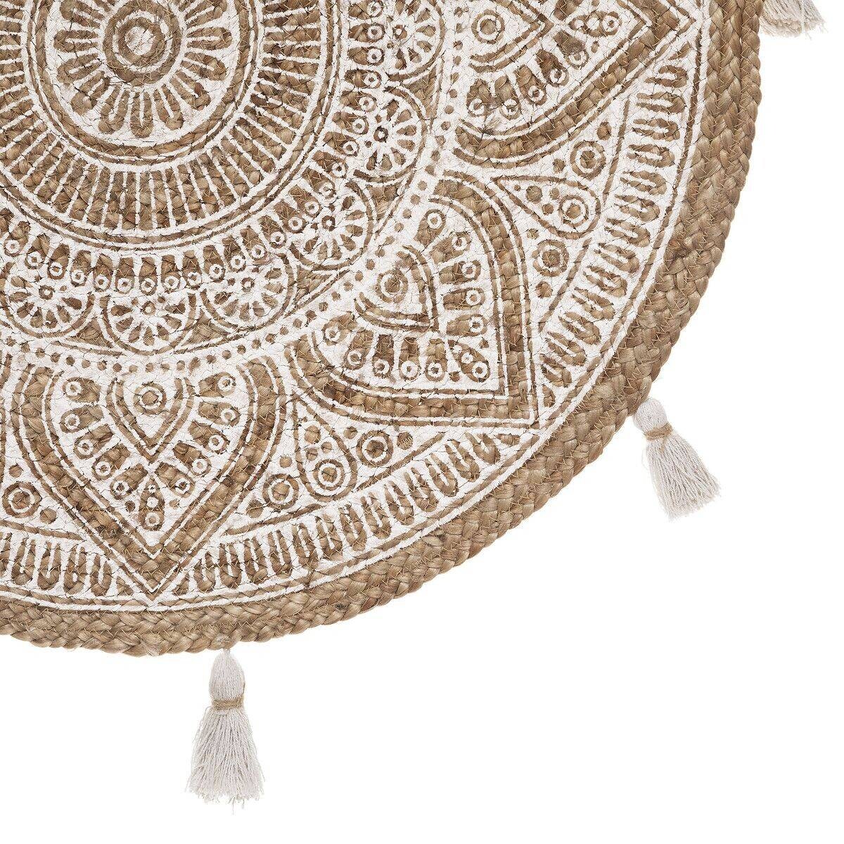 Jutowy dywan okrągły ROSALIE