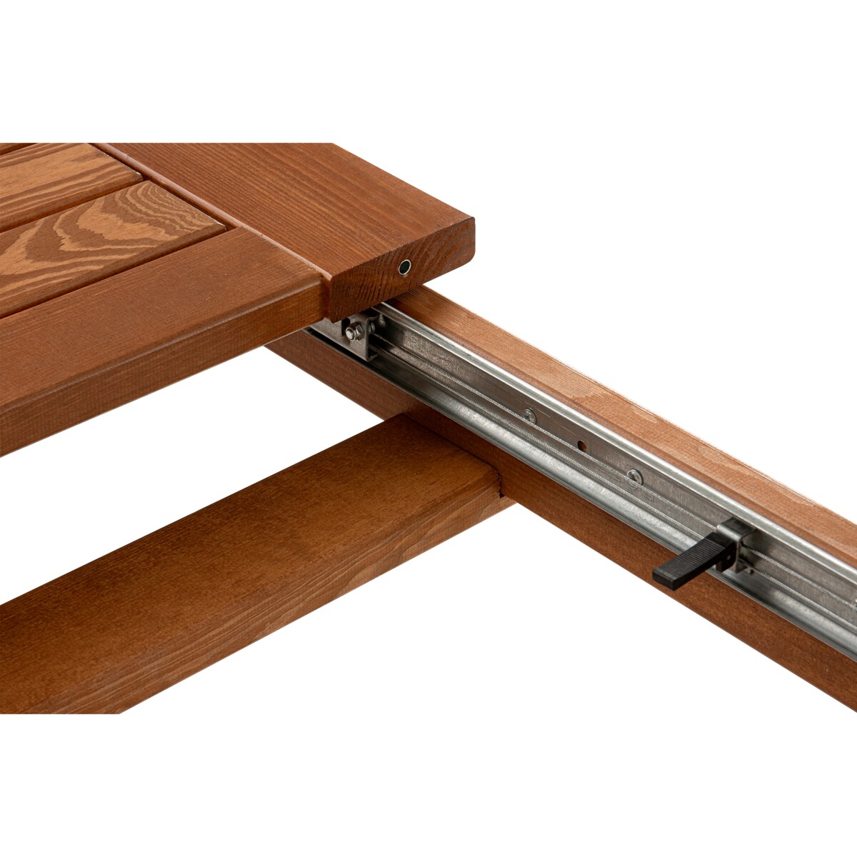 KONSIMO ALCES Rozkładany stół ogrodowy wykonany z litego drewna sosnowego