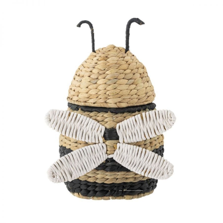 Kosz na zabawki HONEYBEE z pokrywą 30x20x18 cm