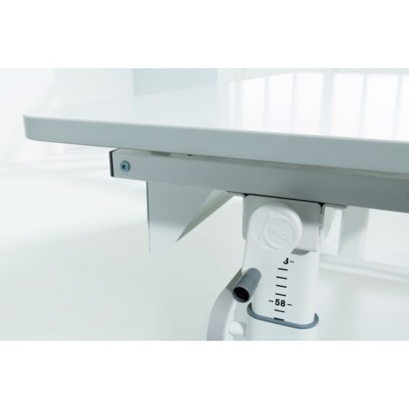 Biurko regulowane PAIDI DIEGO GT 130 cm – kredowa biel / biały