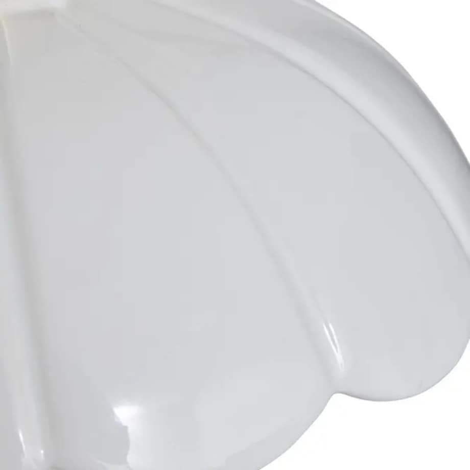 Lampa wisząca, ceramiczna, biała, Bruna, 23 cm