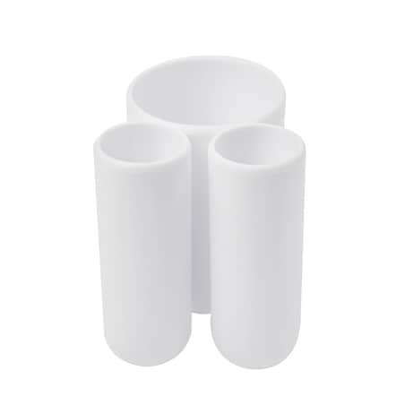 Kubek na szczoteczki do zębów biały Touch, Umbra