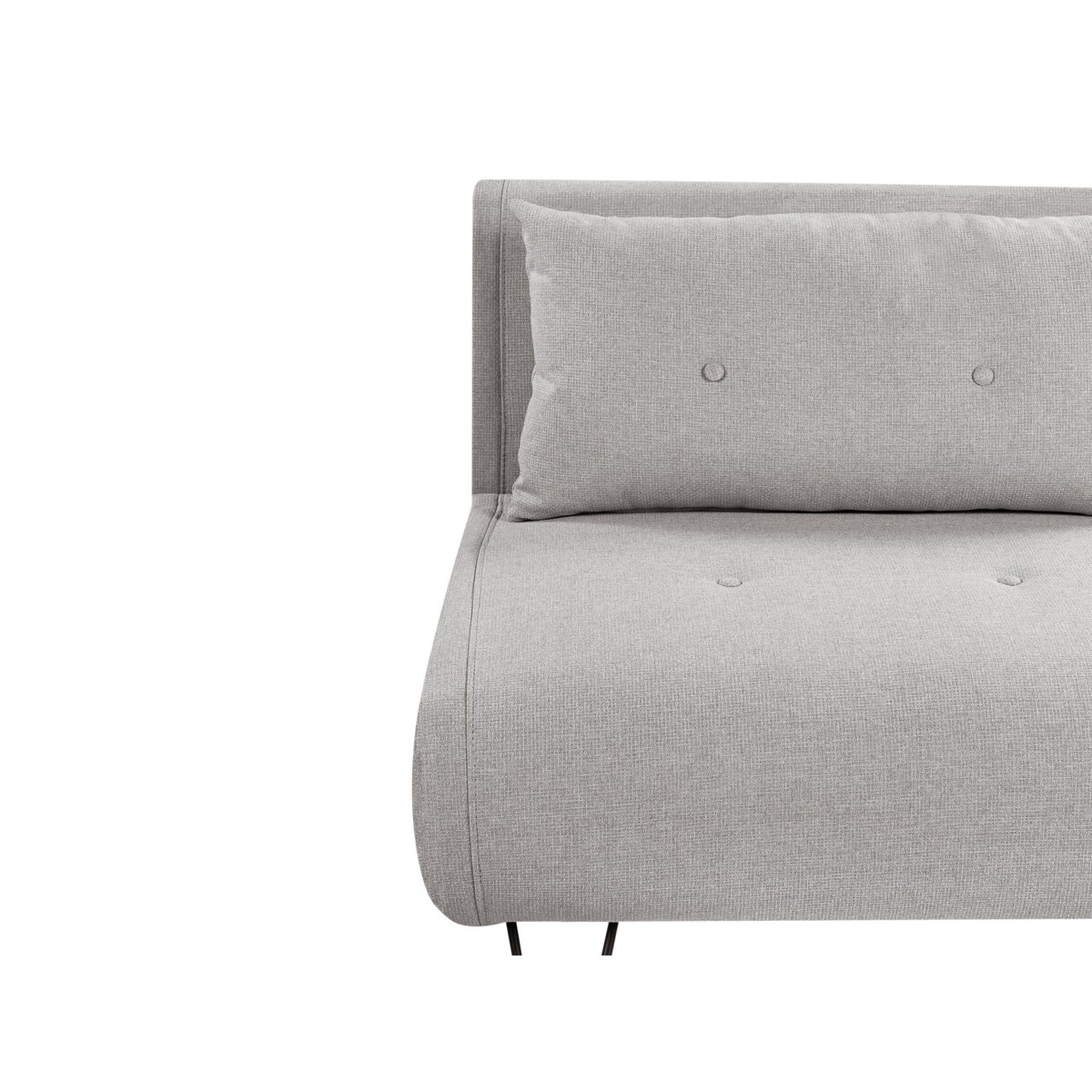 Sofa rozkładana VESTFOLD Jasnoszary dla 2 osób