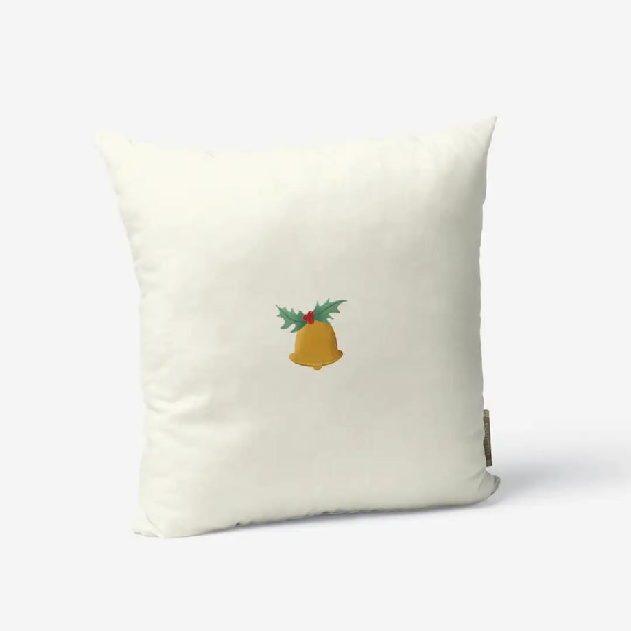 Poduszka świąteczna -Minimalistyczny dzwonek