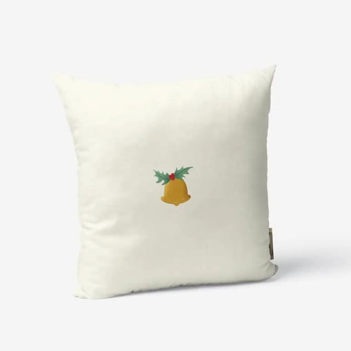 Poduszka świąteczna -Minimalistyczny dzwonek