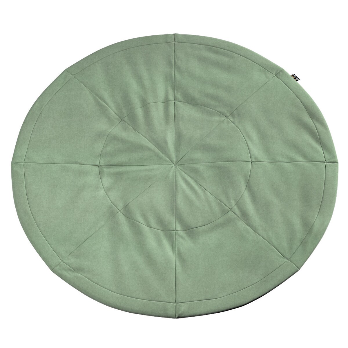 Mata okrągła, leśna zieleń, 130cm, Rainbow Cream