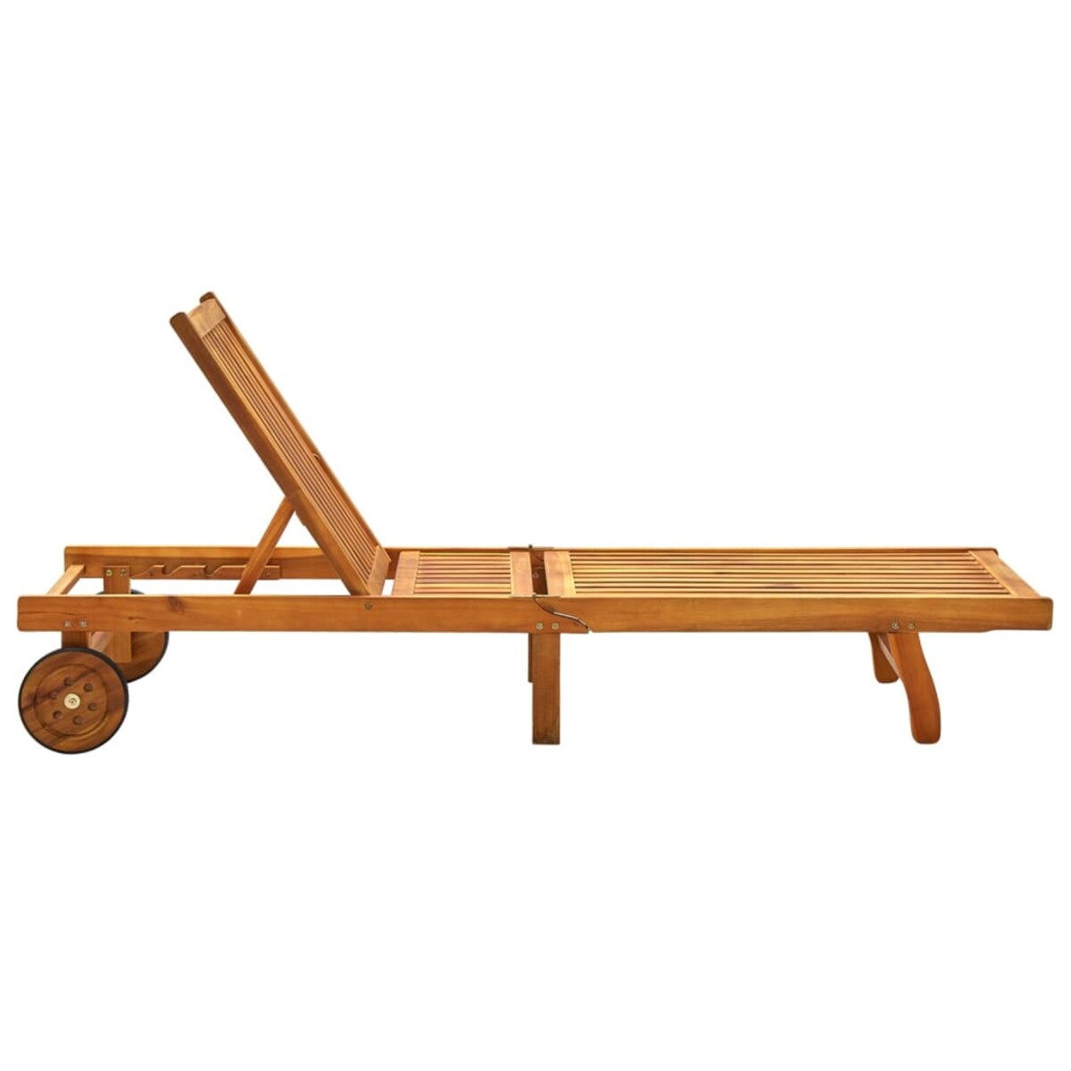 vidaXL Leżak, lite drewno akacjowe