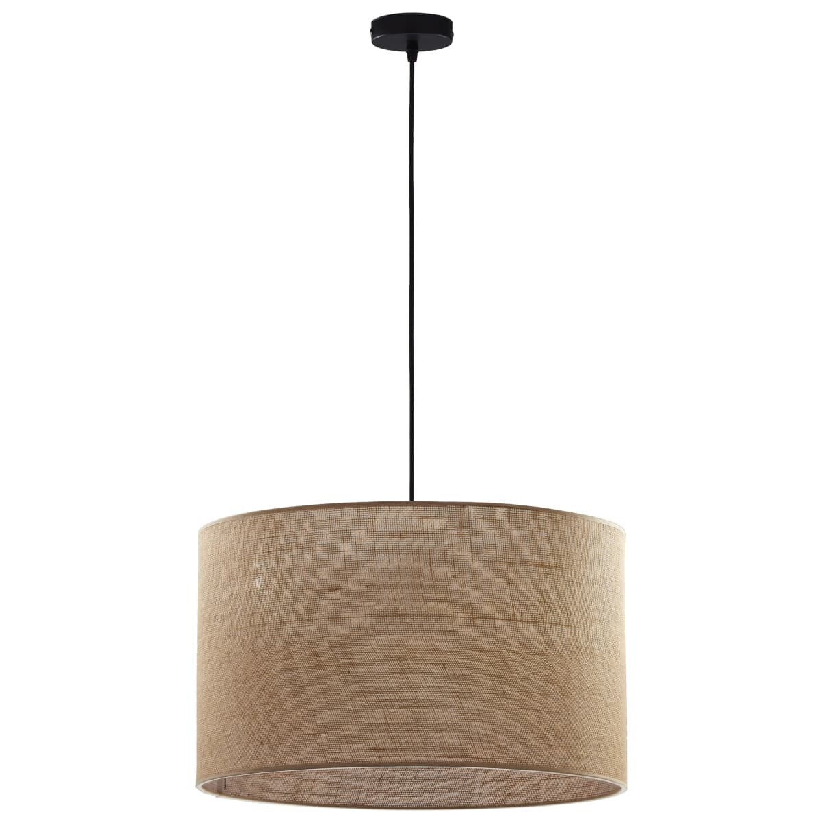 Ekologiczna lampa wisząca Juta 6582 TK Lighting jutowa okrągła brązowa