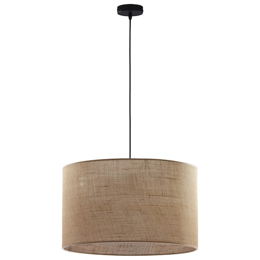 Ekologiczna lampa wisząca Juta 6582 TK Lighting jutowa okrągła brązowa