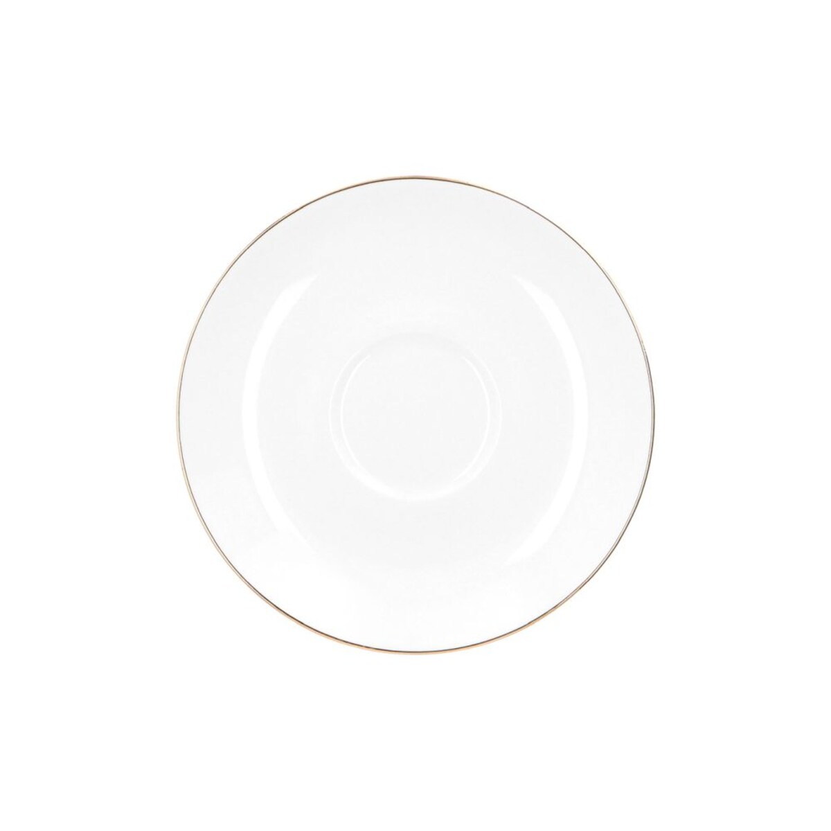 Zestaw filiżanek ze spodkami dla 6 osób 12 el. City Złote B326