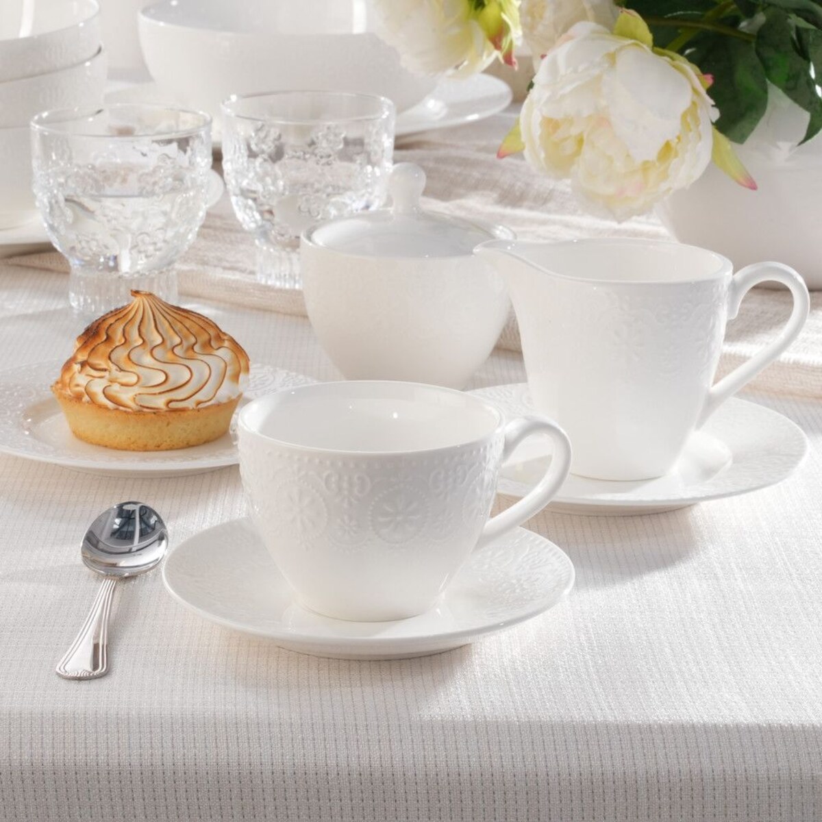 VILLA ITALIA Filiżanka do kawy 200 ml porcelanowa FLORENTINA