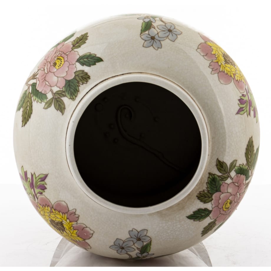 Amfora porcelanowy pojemnik z pokrywą 49x25x25 cm LORO