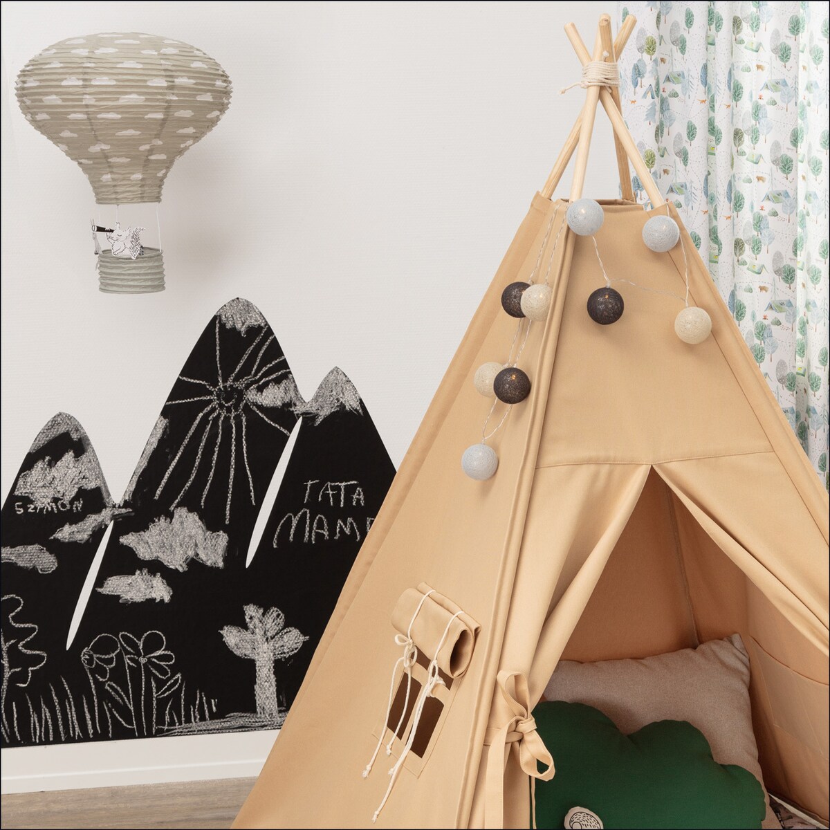 Naklejka tablicowa Mountains, 120x90 cm