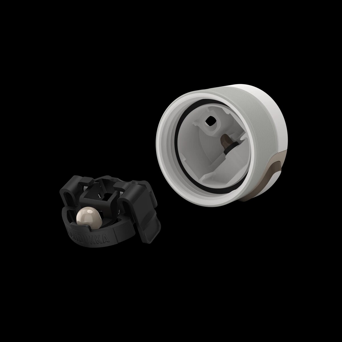 Nakrętka do butelki Kambukka 3w1 do kubka Etna Coffee Brown/White