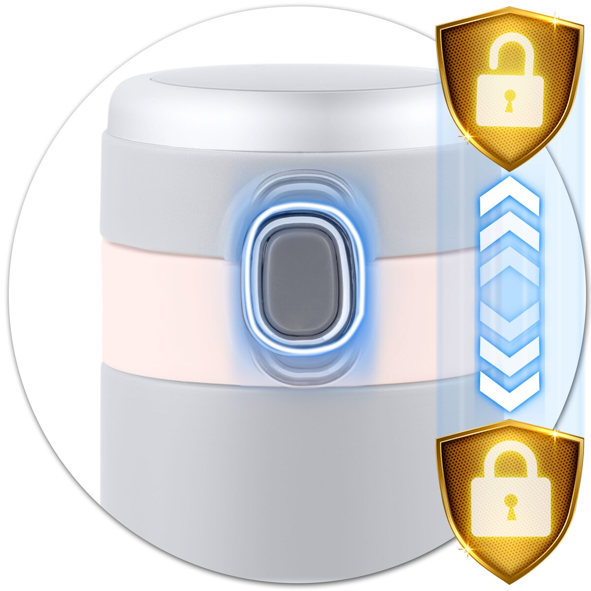 Kubek termiczny z wyświetlaczem termos do samochodu Berdsen