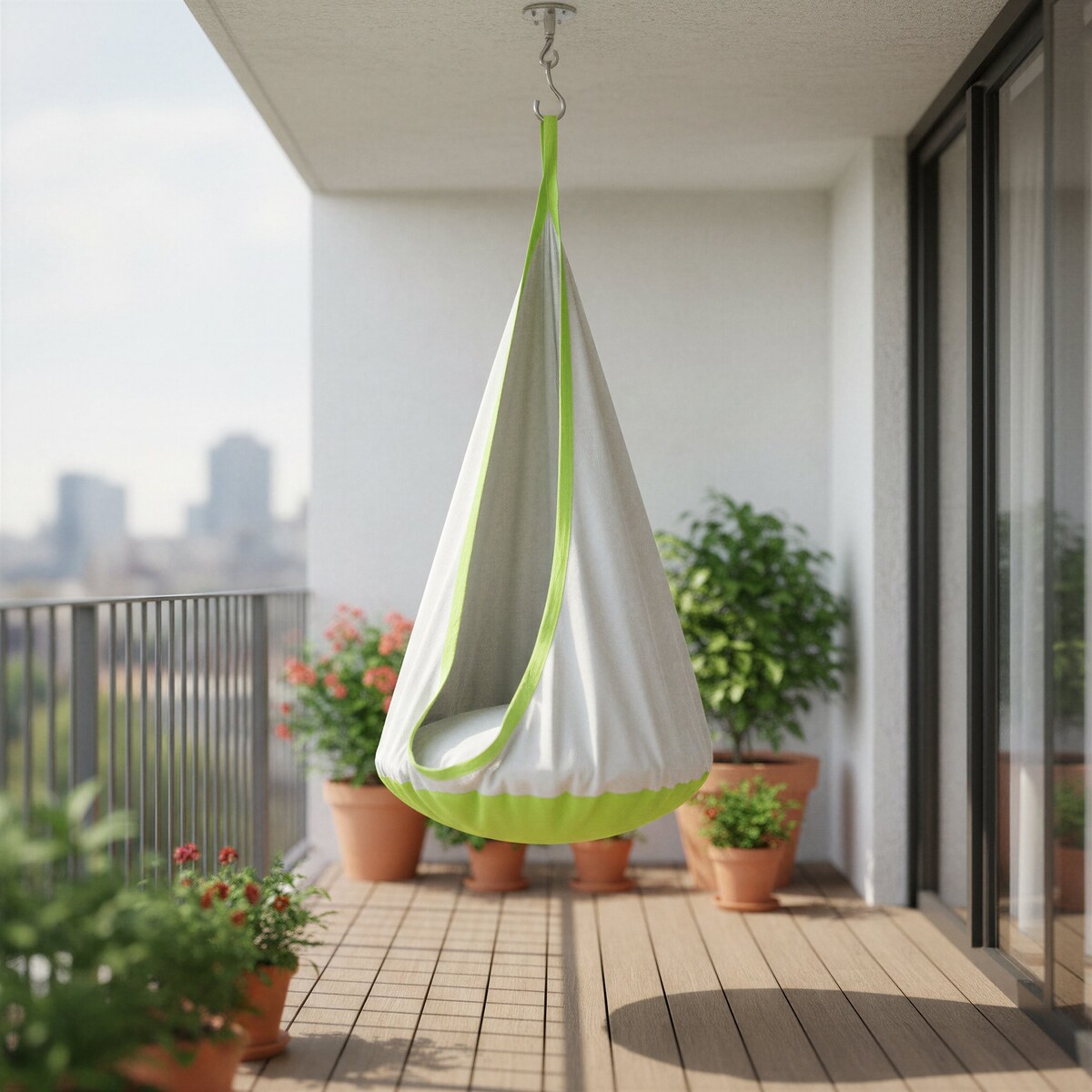 Hamak HUŚTAWKA podwieszane siedzisko KOKON dla dzieci KRZESŁO wiszące FOTEL