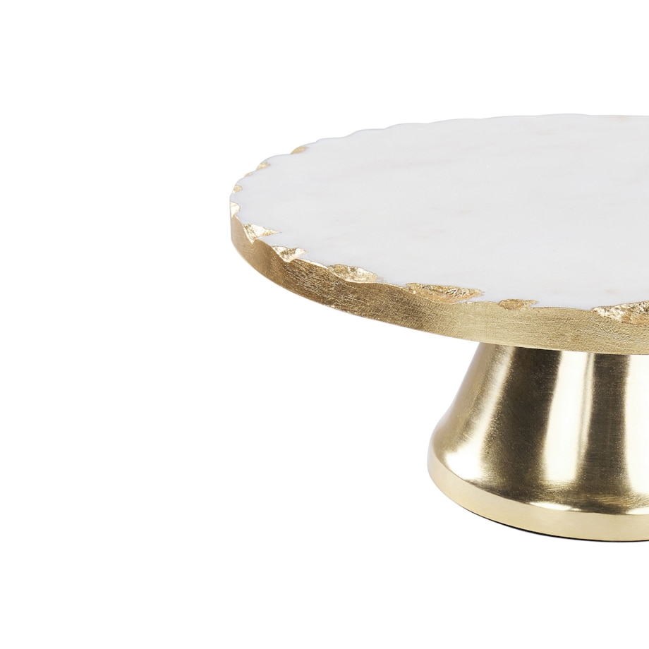 Patera marmurowa złoto-biała GREWENA