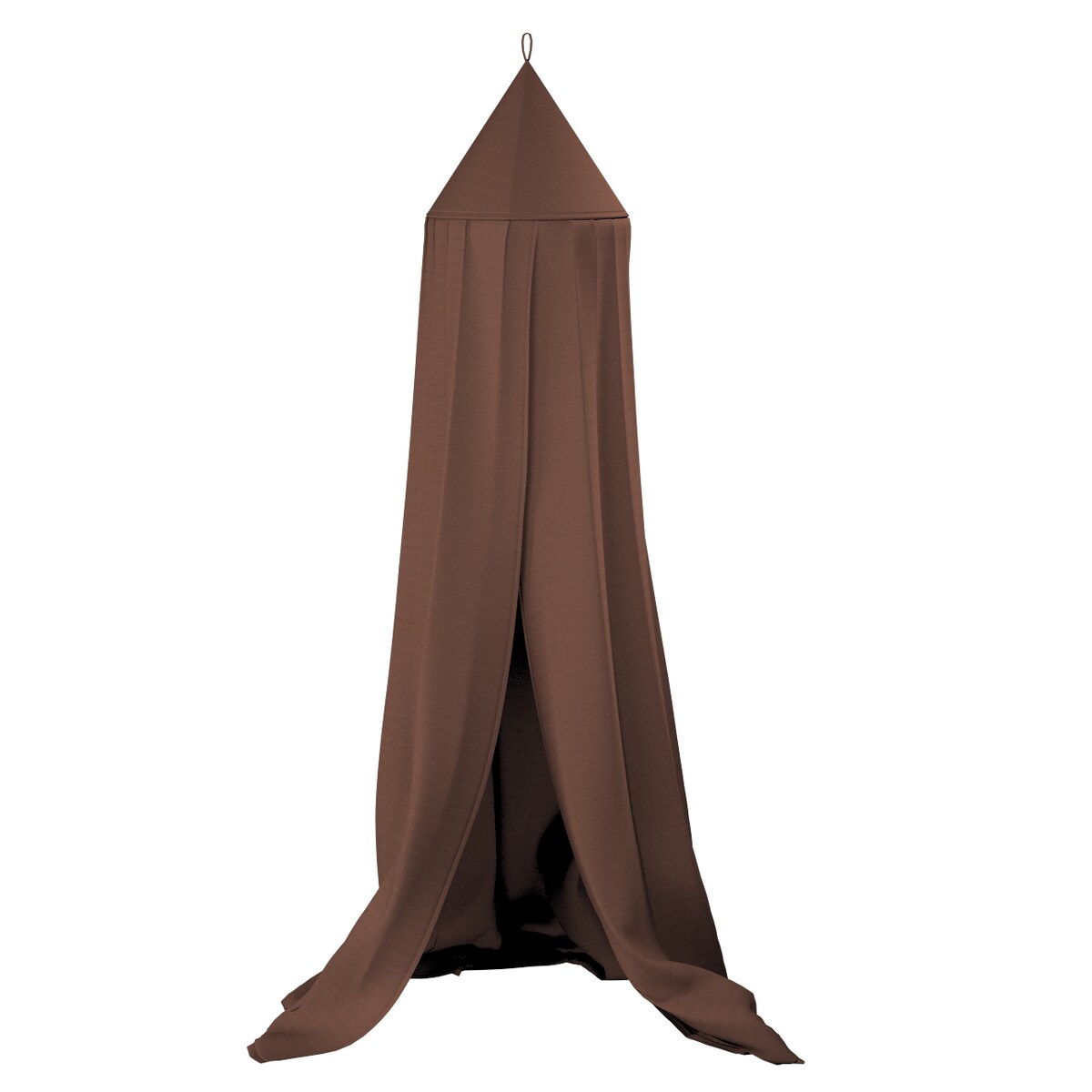 Baldachim do łóżeczka, brązowy, fi 50cmx230cm, Happiness