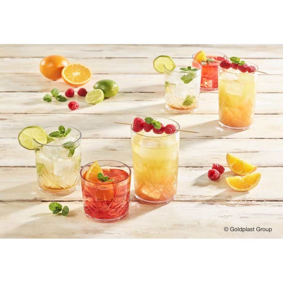 Nietłukąca szklanka firenze timeless, 600 ml 6 szt