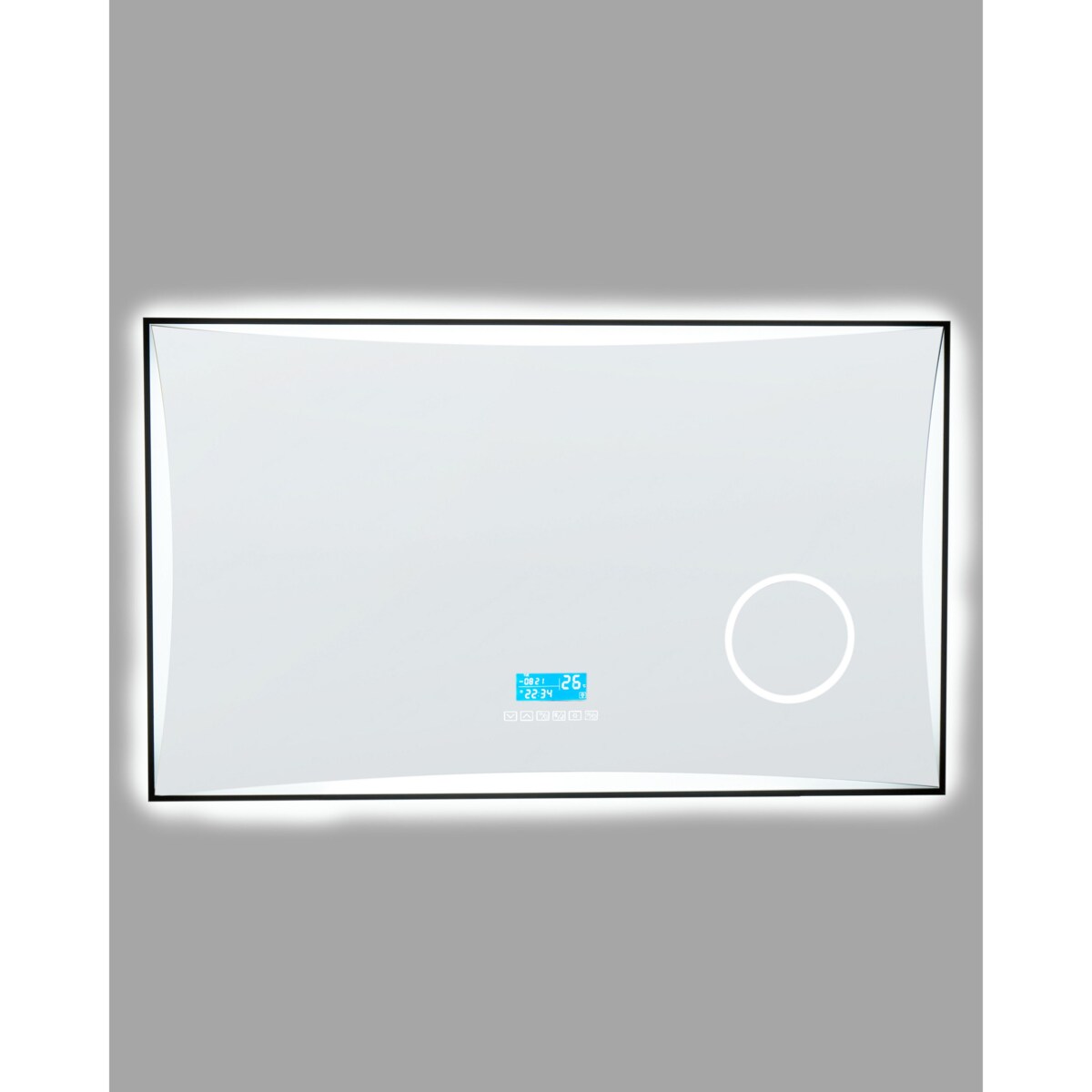 Lustro ścienne LED z głośnikiem Bluetooth 100 x 60 cm srebrne ONLAY