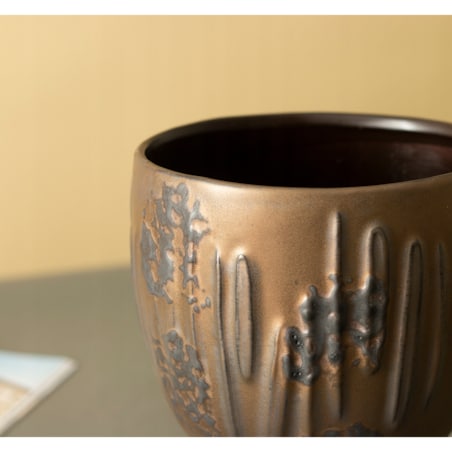 DONICA IRMA brązowa ceramiczna śr. 15cm